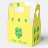 V für vegan geschenkschachtel (Geöffnet)