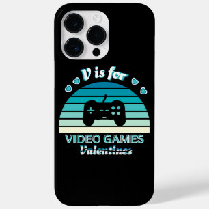 V für Video Games Not Valentines - Funny Retro Col Case-Mate iPhone 14 Pro Max Hülle