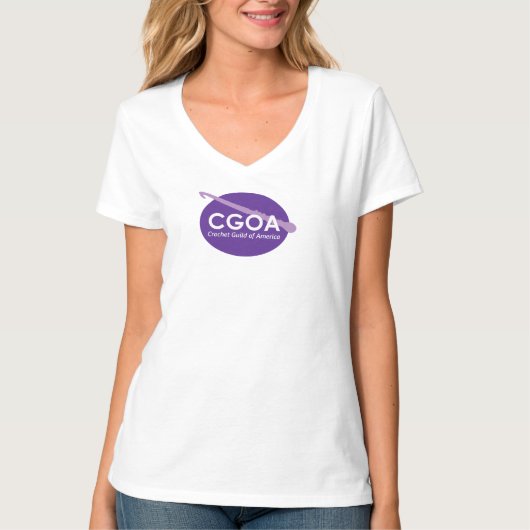 V-Hals CGOA T - Shirt (Vorderseite)