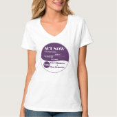 V-Hals zu Shirt (Vorderseite)