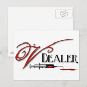 V Händler - Vampirblut Postkarte (Vorne/Hinten)