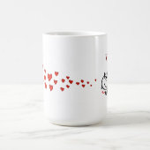 "V-Herz P " Kaffeetasse (Mittel)