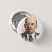 V.I. Lenin-Knopf Button (Vorne & Hinten)