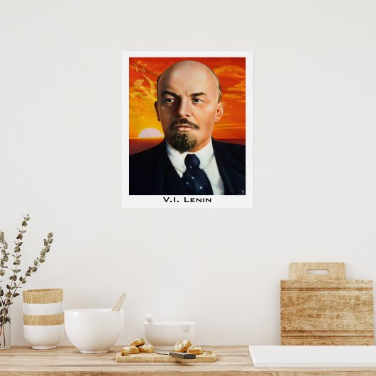 V.I. Lenin Poster (Küche)