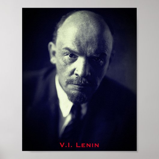 V.I. Lenin - sowjetischer Gewerkschaft-Chef - CCCP Poster (Vorne)