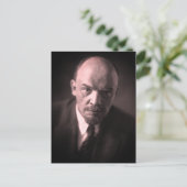 V.I. Lenin - sowjetischer Gewerkschaft-Chef - CCCP Postkarte (Stehend Vorderseite)