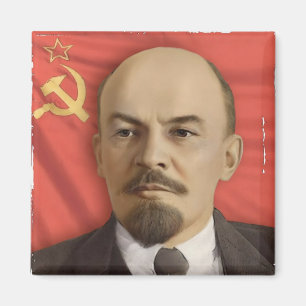 V.I. Quadratischer Magnet Lenin