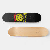 V IS FOR VAMPIRE witzige valentinische Geschenkide Skateboard (Horizontal)