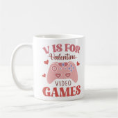 V is for Video Games Kaffeetasse (Links)