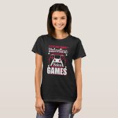 V Is For Video Games Valentines Day Gamer Boy Men  T-Shirt (Vorne ganz)