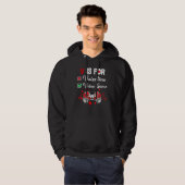 V Is For Video Games Valentines Day Gamer Game Lov Hoodie (Vorne ganz)