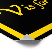 V ist für die freiwillige Lysander Spooner Print Poster (Ecke)