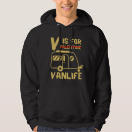 V IST FÜR VANLIFE lustige Geschenkidee Hoodie