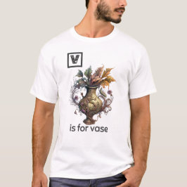 V ist für Vase T - Shirt