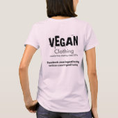 V ist für Vegan T-Shirt (Rückseite)