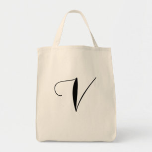 V ist für vegane Tasche