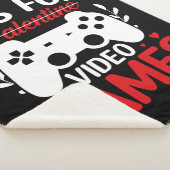 V ist für Videospiele mit Valentine Crossed Out Sherpadecke (3/4)