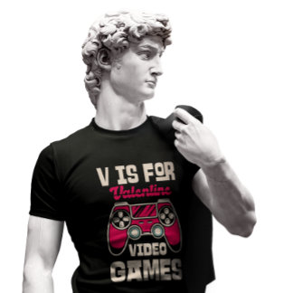 V ist für Videospiele T-Shirt