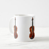 V ist für Violine Kaffeetasse (Vorderseite Links)