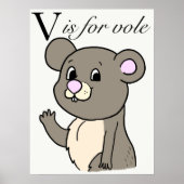V ist für Voll Poster (Vorne)