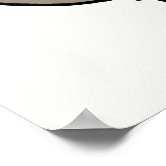 V ist für Voll Poster (Ecke)