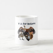 V ist für Vulture Kaffeetasse (Mittel)