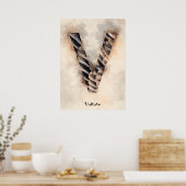 V ist für Vulture Poster (Küche)