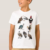 V ist für Vulture.Vulture Illustration Majestic Sc T-Shirt (Vorderseite)