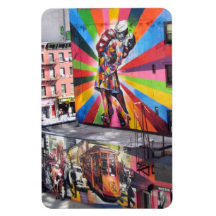 V-J-Tag Der KISS-Seelsorger Ikonische Wandmauer Magnet