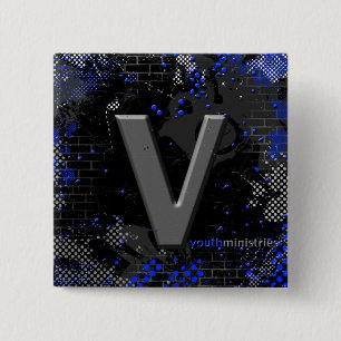 V Jugend-Knopf Button