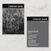 V Kopfzeile - Bild - Buchenbaume Visitenkarte (Vorne/Hinten)