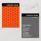 V Kopfzeile - Bild - Geometrisches Muster Visitenkarte (Vorne/Hinten)