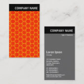 V Kopfzeile - Bild - Geometrisches Muster Visitenkarte (Vorne/Hinten)