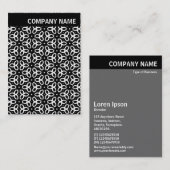 V Kopfzeile - Bild - Geometrisches Muster Visitenkarte (Vorne/Hinten)