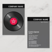 V-Kopfzeile - Bild - LP-Aufnahme - grau Visitenkarte (Vorne/Hinten)