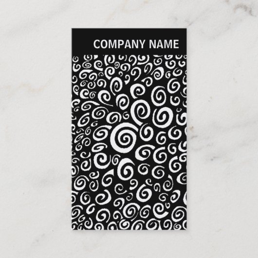 V Kopfzeile - Bild - Spiralen Visitenkarte (Vorderseite)