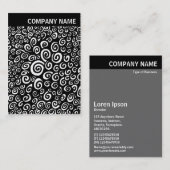 V Kopfzeile - Bild - Spiralen Visitenkarte (Vorne/Hinten)