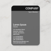 V-Kopfzeile - Farbtrenner in Collaged Color Splash Visitenkarte (Rückseite)