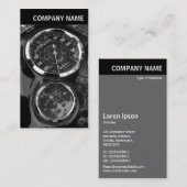 V Kopfzeile - Foto - Klassische Motorradgehäuse Visitenkarte (Vorne/Hinten)