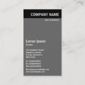 V Kopfzeile - Foto - Roboter - Blau 33CCFF Visitenkarte (Rückseite)