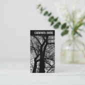 V Kopfzeile - Hochkontrastbäume Visitenkarte (Stehend Vorderseite)