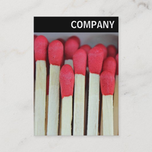 V-Kopfzeile - Matches Visitenkarte (Vorderseite)