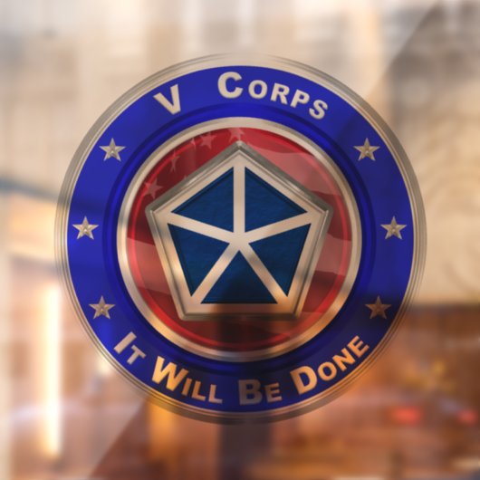 V Korps Fensteraufkleber (Blatt 2)