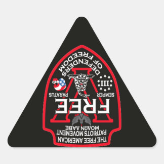 V KOSTENLOS DREIECKIGER AUFKLEBER