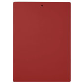 V Lady in Red Clipboard Klemmbrett (Rückseite)