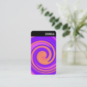 V-Leiter - Abstrakter Swirl 250816 - 01c Visitenkarte (Stehend Vorderseite)