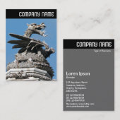 V Leiter - Drache, Rathaus, Cardiff Visitenkarte (Vorne/Hinten)