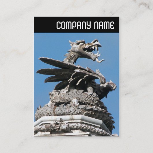 V Leiter - Drache, Rathaus, Cardiff Visitenkarte (Vorderseite)