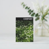 V Leiter - Freier Knoblauch Visitenkarte (Stehend Vorderseite)