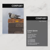 V Leiter - Gute Morgentaube Visitenkarte (Vorne/Hinten)